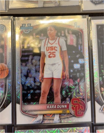 2025-26 Bowman Chrome #BCP-71 Kara Dunn — front