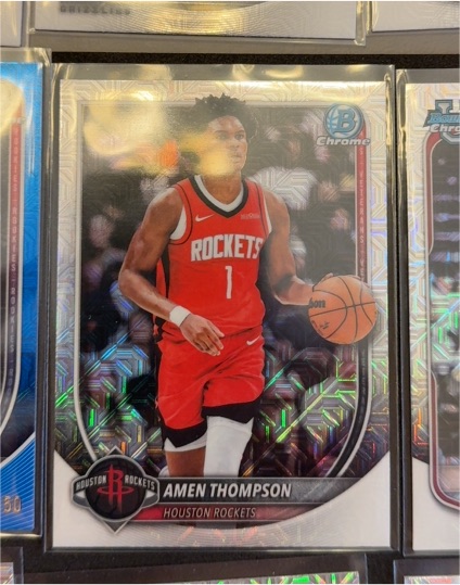 2025-26 Bowman Chrome #BCV-134 Amen Thompson — front
