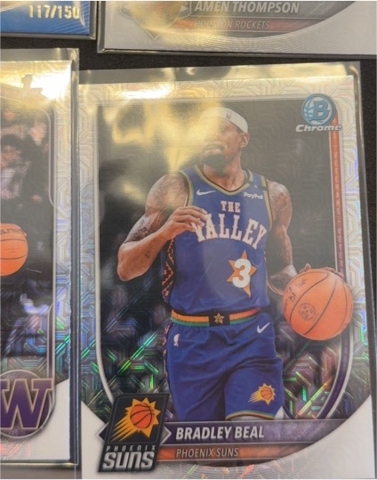 2025-26 Bowman Chrome #BCV-126 Bradley Beal — front