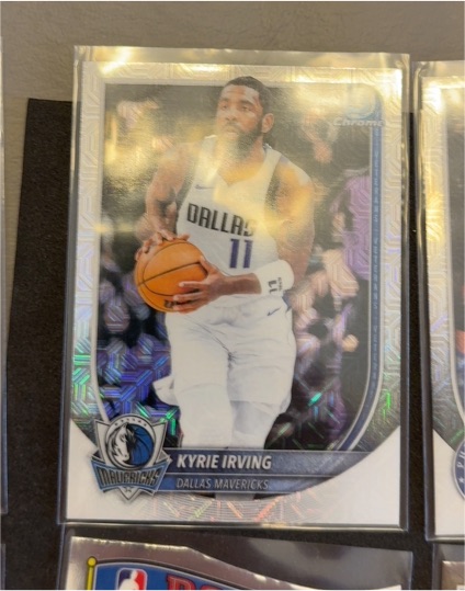 2025-26 Topps Bowman Chrome #BCV-130 Kyrie Irving Mojo Refractor — front