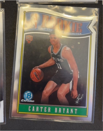 2025 Bowman Chrome Rookie of the Year Favorites #RY-14 Carter Bryant — front