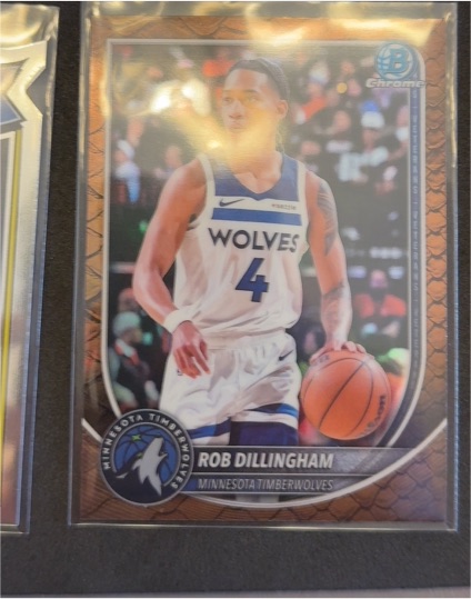 2025 Bowman Chrome #BCV-182 Rob Dillingham — front