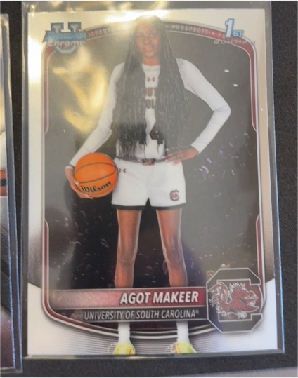 2025-26 Bowman Chrome #BCP-34 Agot Makeer — front