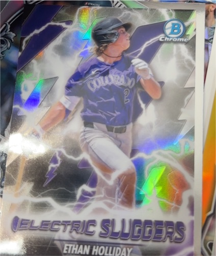 2026 Bowman Chrome Electric Sluggers #ES-13 Ethan Holliday — front