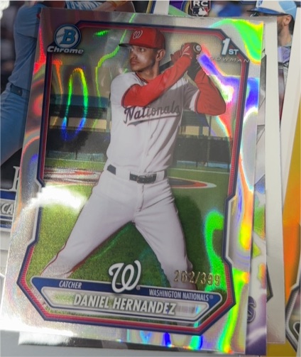 2026 Bowman Chrome #BCP-97 Daniel Hernandez — front