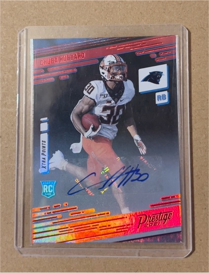 2021 Panini Prestige #241 Chuba Hubbard — front