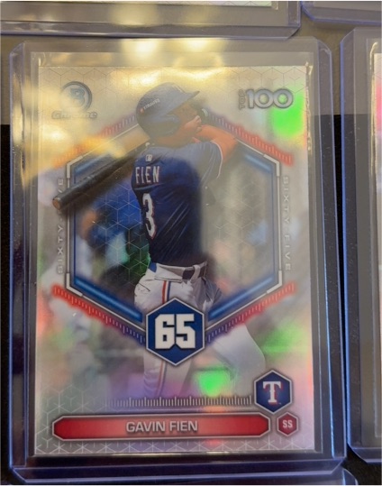 2026 Bowman Chrome Top 100 #BTP-65 Gavin Fien — front