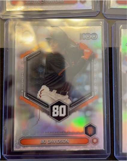 2026 Topps Bowman Chrome Top 100 #BTP-80 Bo Davidson — front