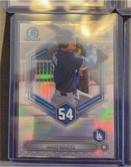 2026 Bowman Chrome #BTP-54 Mike Sirota — front