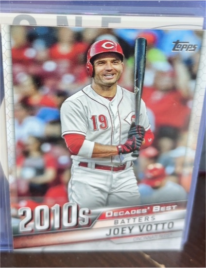 2020 Topps Update #DB-73 Joey Votto Decades' Best Batters — front