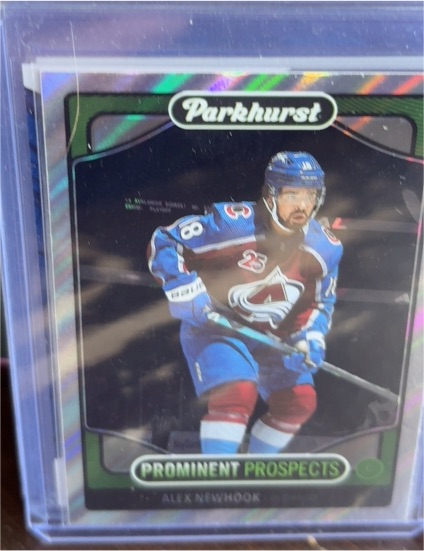 2021-22 Upper Deck Parkhurst Prominent Prospects #PP25 Alex Newhook — front