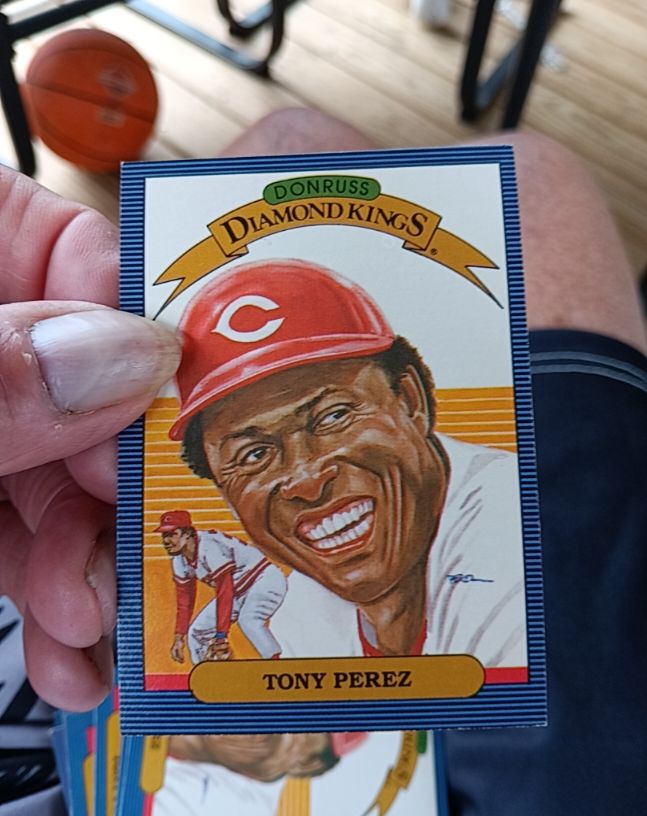 1986 Donruss Diamond Kings #15 Tony Perez — front