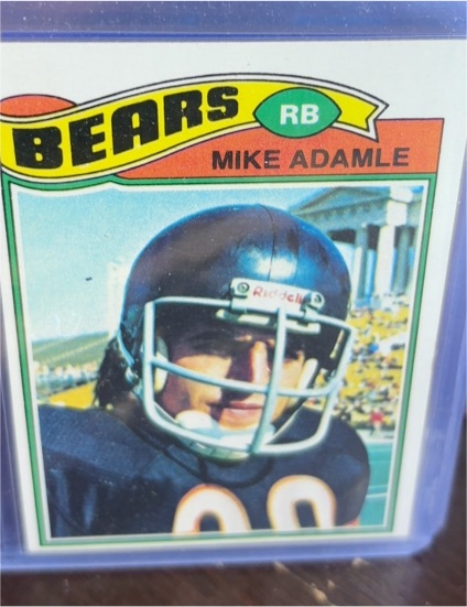 1977 Topps #481 Mike Adamle Chicago Bears — front