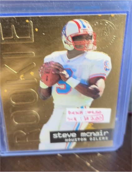1995 Fleer Ultra #435 Steve McNair Rookie Gold Medallion — front