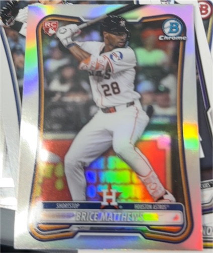 2026 Bowman Chrome #56 Brice Matthews — front