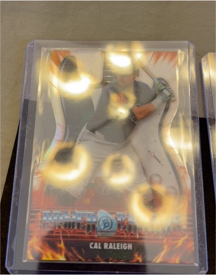2026 Bowman Chrome Power Chords #PC-21 Cal Raleigh — front