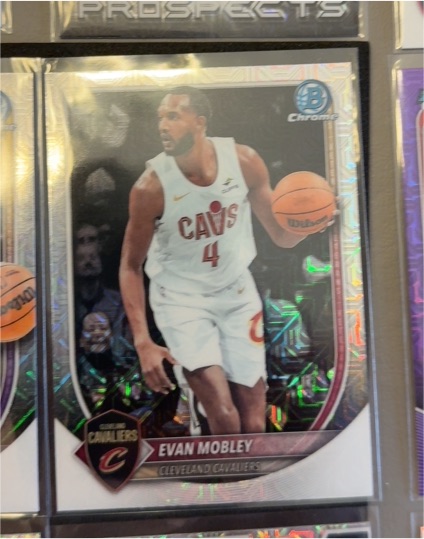 2025-26 Bowman Chrome #BCV-93 Evan Mobley — front