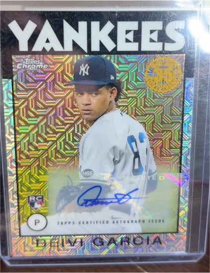 2021 Topps Chrome 1986 Silver Pack #86BC-21 Deivi Garcia — front