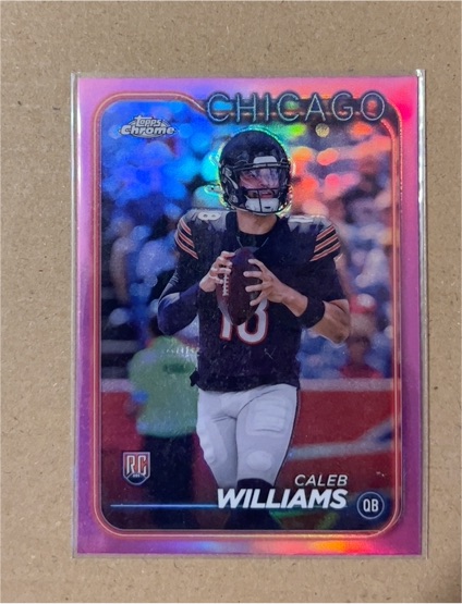 2024 Topps Chrome #202 Caleb Williams — front