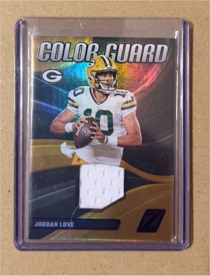 2023 Panini Zenith #CG-4 Jordan Love Color Guard — front
