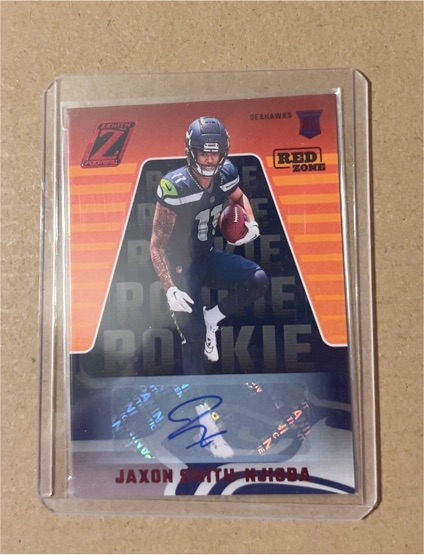 2023 Panini Zenith #151 Jaxon Smith-Njigba Red Zone Rookie — front
