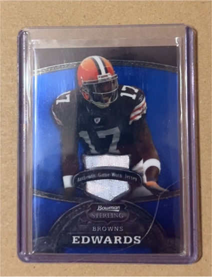2007 Bowman Sterling #BSVR-BE Braylon Edwards — front