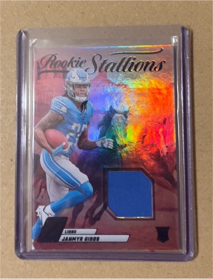 2023 Panini Zenith #RS-JGS Jahmyr Gibbs Rookie Stallions — front