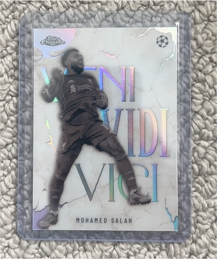 2024 Topps Chrome UEFA Champions League #VVV-1 Mohamed Salah — front