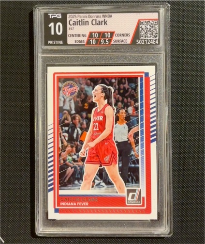 2025 Panini Donruss WNBA #47 Caitlin Clark — front