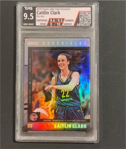 2025 Panini Caitlin Clark Chronicled #4 Caitlin Clark — front