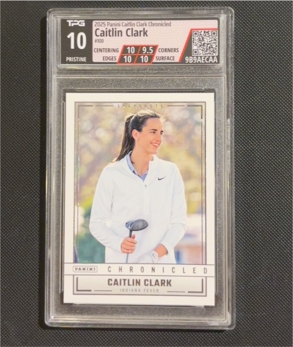 2025 Panini Caitlin Clark Chronicled #100 Snapshots Caitlin Clark — front