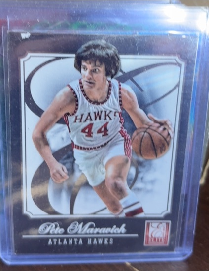 2012-13 Panini Elite #182 Pete Maravich — front