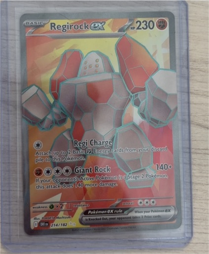 2022 Pokemon TCG SV10: Destined Rivals #214 Regirock ex — front