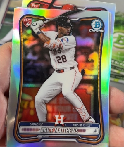 2026 Bowman Chrome #56 Brice Matthews — front