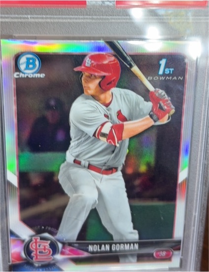 2018 Bowman Chrome Draft #BDC-117 Nolan Gorman — front
