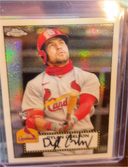 2021 Topps Chrome 1952 Topps Redux #TC52-33 Dylan Carlson RC — front