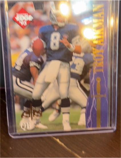 1995 Collector's Edge Excalibur #18 Troy Aikman — front