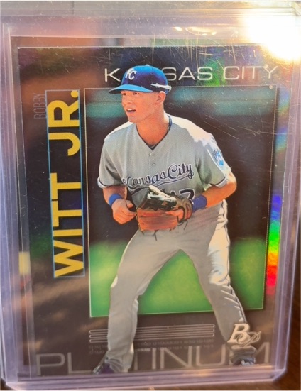 2020 Bowman Platinum Top Prospects #TOP-25 Bobby Witt Jr. — front