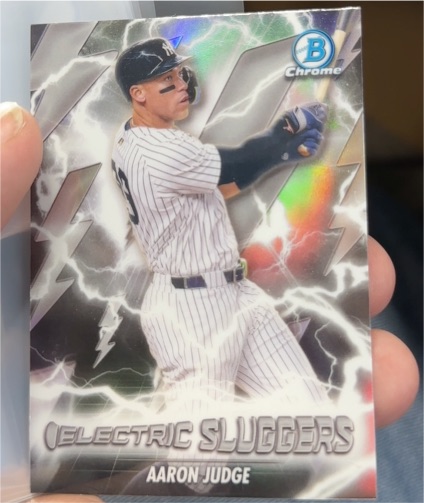 2026 Bowman Chrome #ES-15 Aaron Judge Electric Sluggers — front