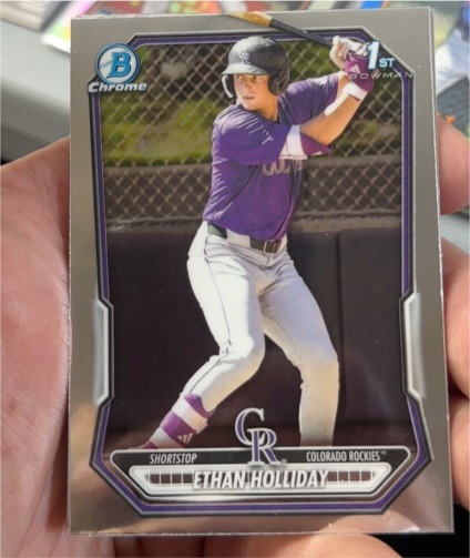 2026 Bowman Chrome #BCP-1 Ethan Holliday — front