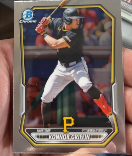 2026 Bowman Chrome #BCP-92 Konnor Griffin — front