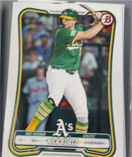 2026 Bowman #10 Nick Kurtz — front
