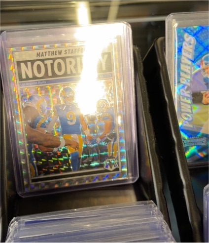 2025 Panini Mosaic #7 Matthew Stafford Notoriety — front