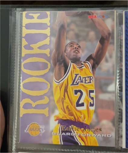 1995 NBA Hoops #339 Eddie Jones — front