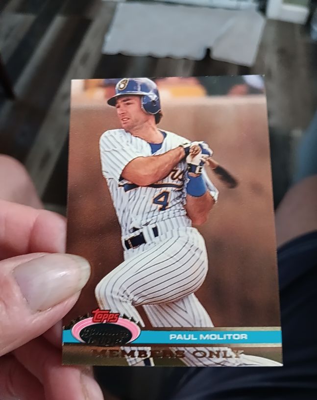 1991 Topps Stadium Club Members Only Paul Molitor — front