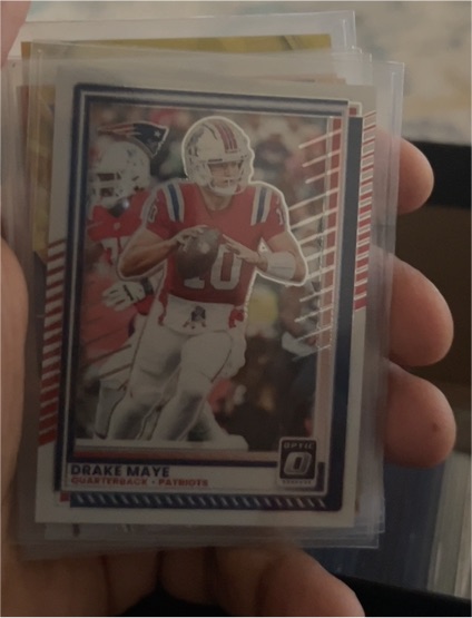 2025 Panini Donruss Optic #47 Drake Maye — front