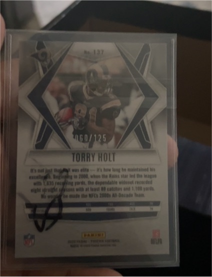 2025 Panini Phoenix #137 Torry Holt — front