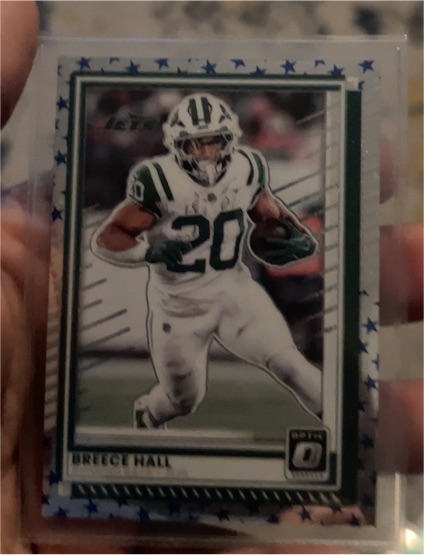 2025 Panini Donruss Optic #195 Breece Hall — front