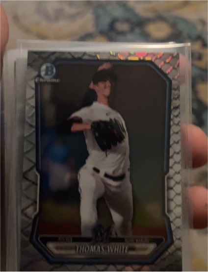 2025 Bowman Chrome #BCP-69 Thomas White — front