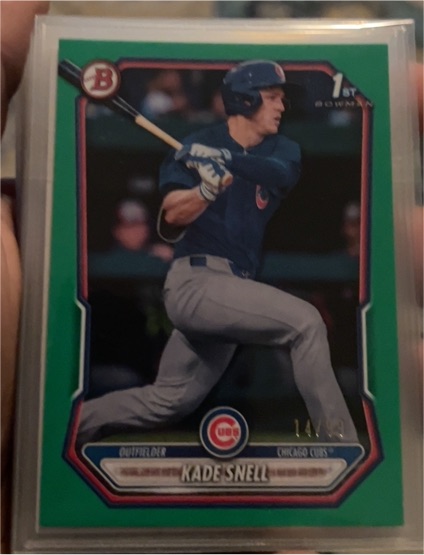 2026 Bowman #BP-105 Kade Snell — front